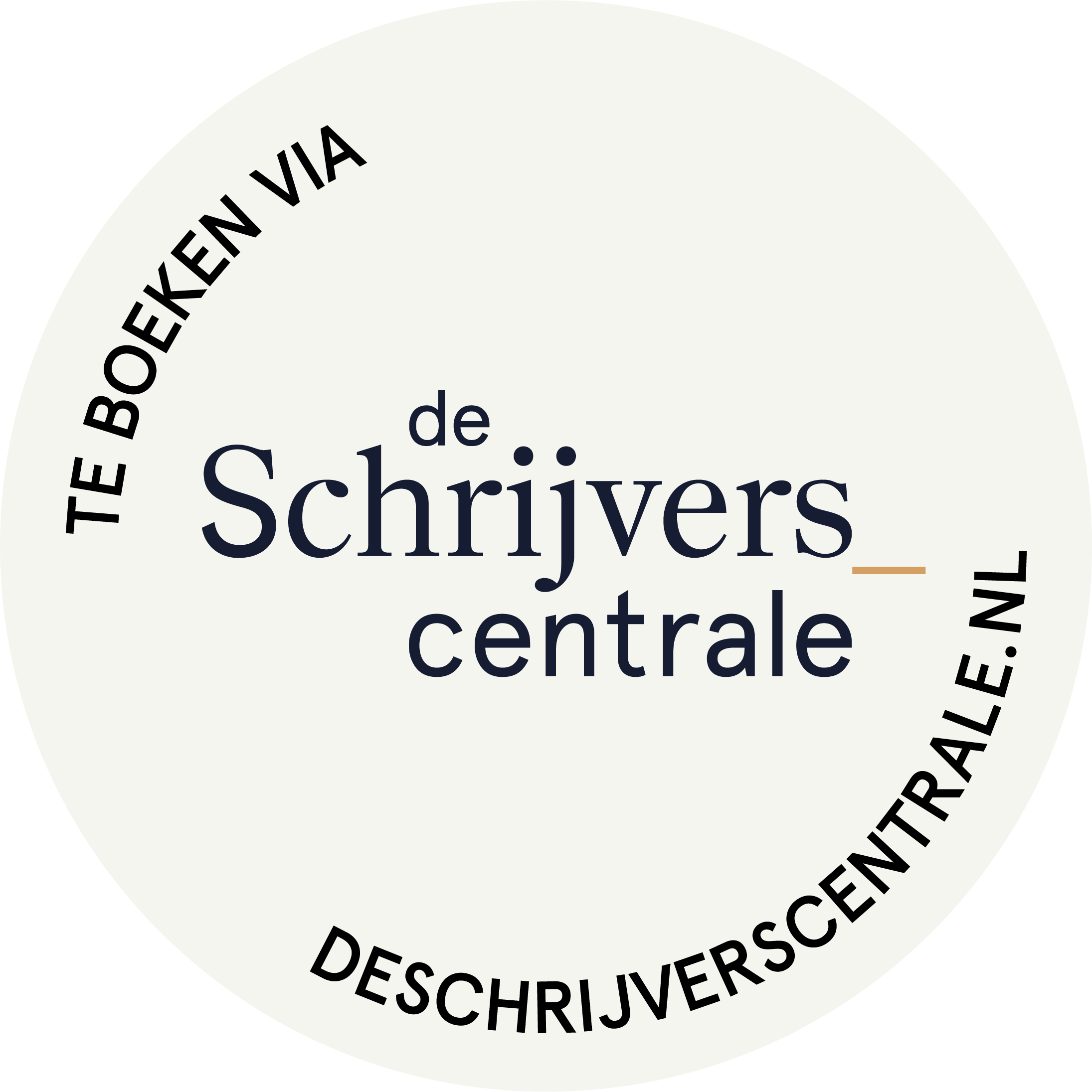Te boeken via de Schrijverscentrale